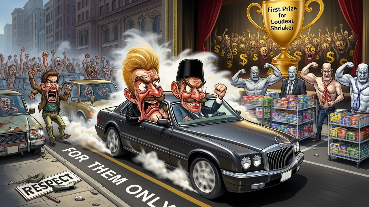 Cover art: Když se volant točí doprava a slušnost mizí pryč