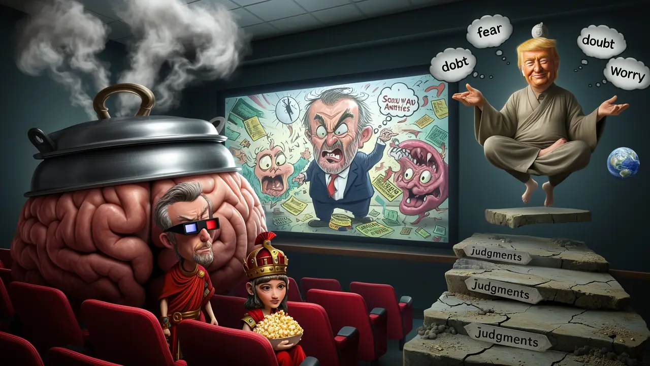 Cover art: Když vlastní hlava křičí a ty hledáš klid