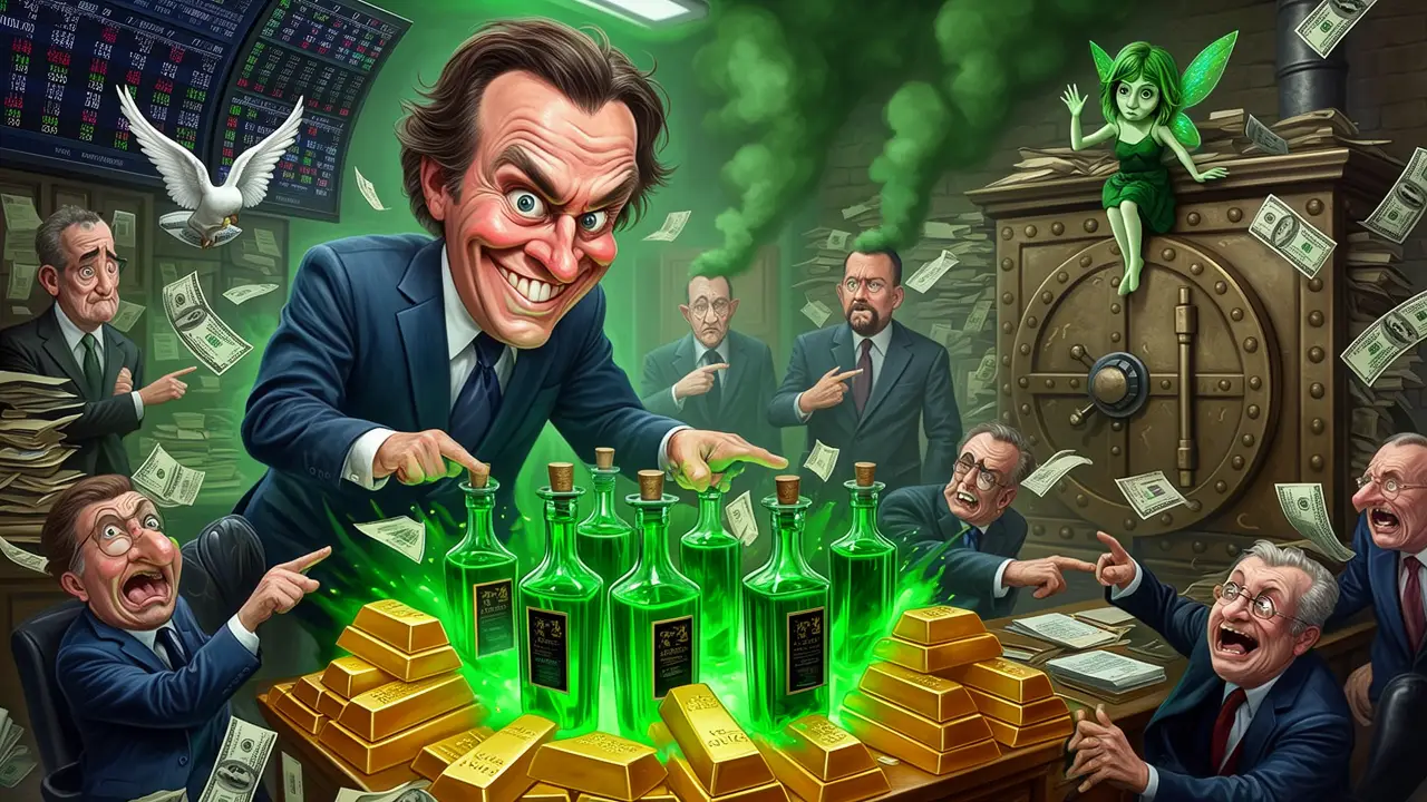 Cover art: Když zelená víla zmizí a cena letí k nebesům