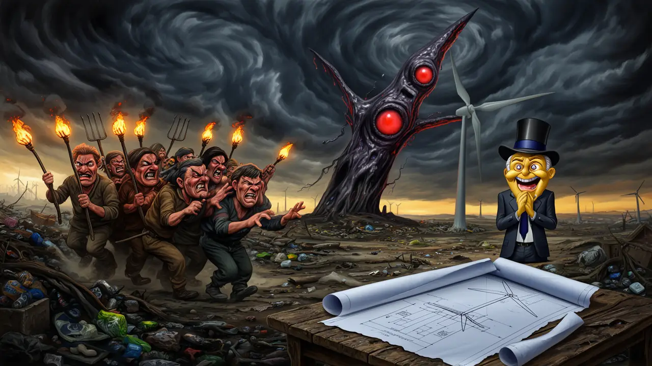 Cover art: Lži z temnoty a umělý strach z větrných polí