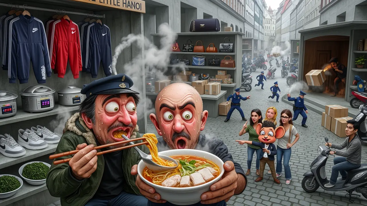 Cover art: Malá Hanoj voní po koriandru a policejní pásce