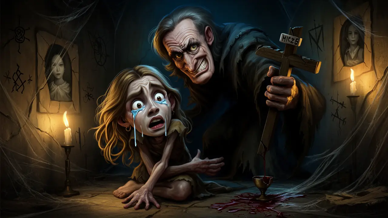 Cover art: Michelle a stín muže který neměl nikdy být otcem