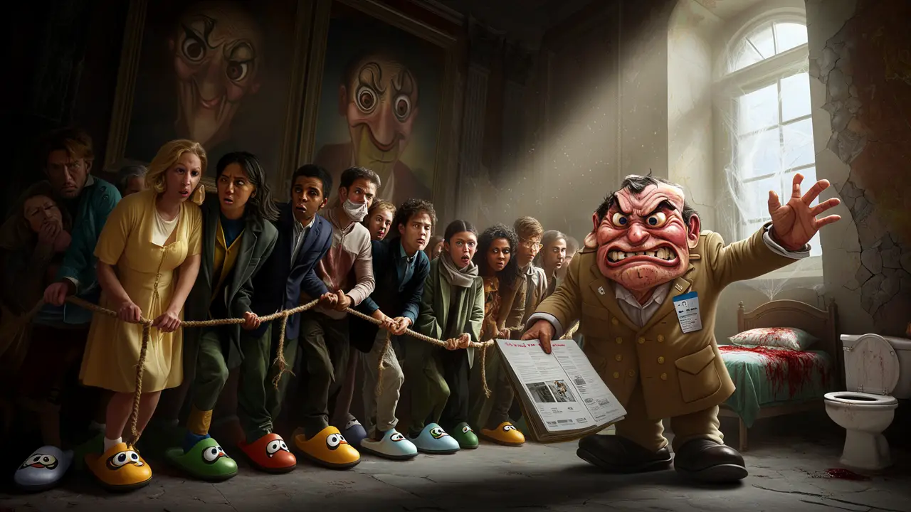 Cover art: Nekonečný příběh o tom jak se musíte držet za provaz a