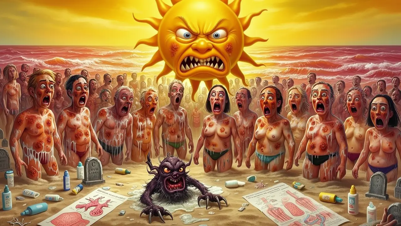 Cover art: Neviditelný zánět pod povrchem sluncem spálené kůže