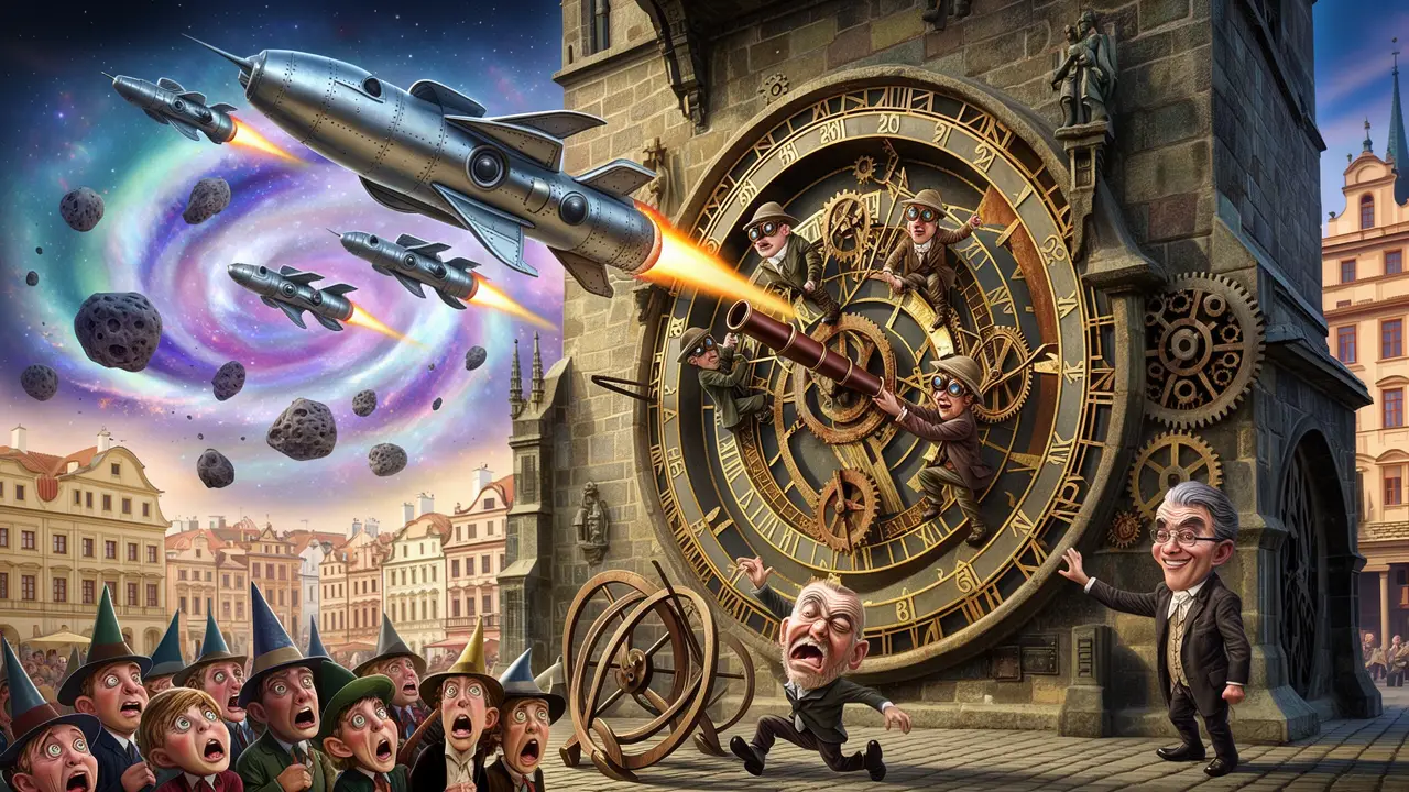 Cover art: O cestách ke hvězdám a hodinách co měří věčnost