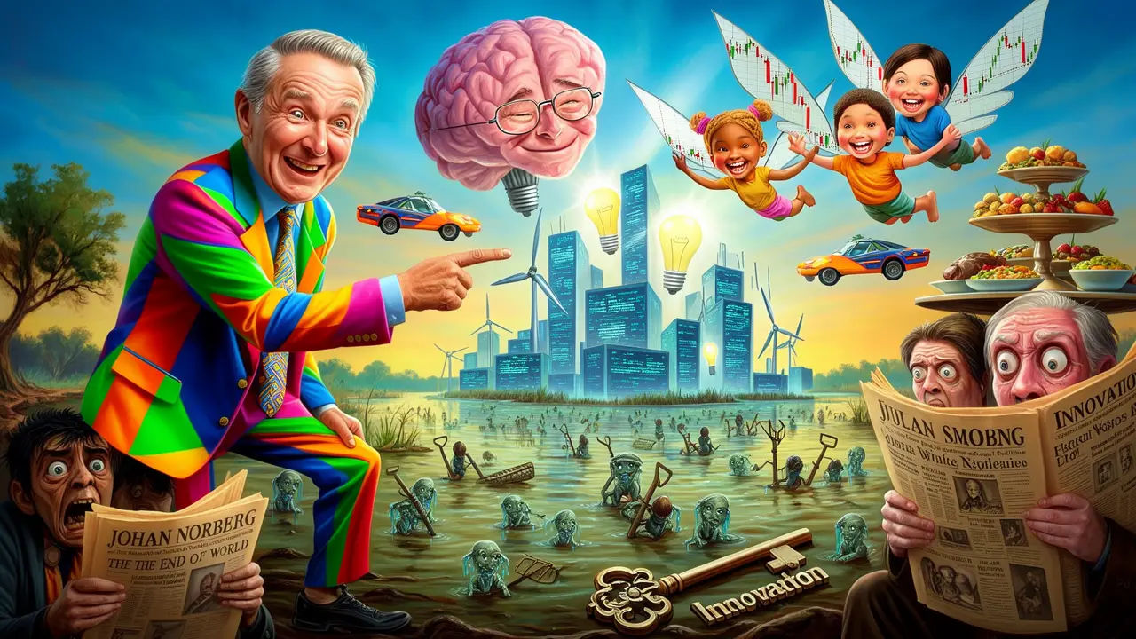 Cover art: Příběh o tom jak lidstvo stoupá navzdory všem obavám