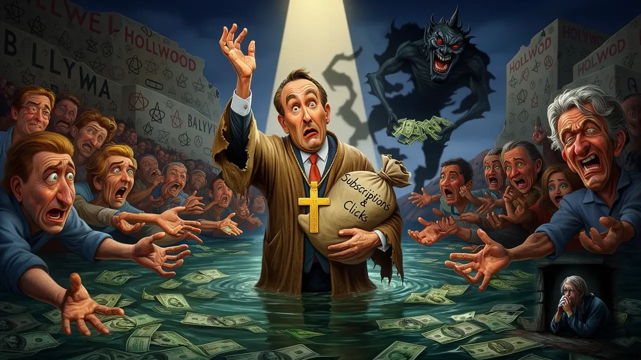 Cover art: Příběh padlé hvězdy která prodává spásu za dolary