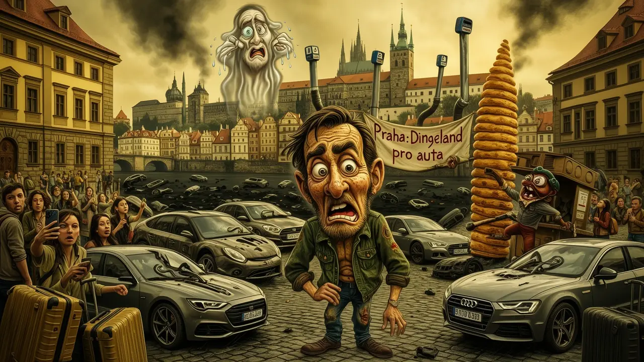Cover art: Praha: Parodie na Evropu