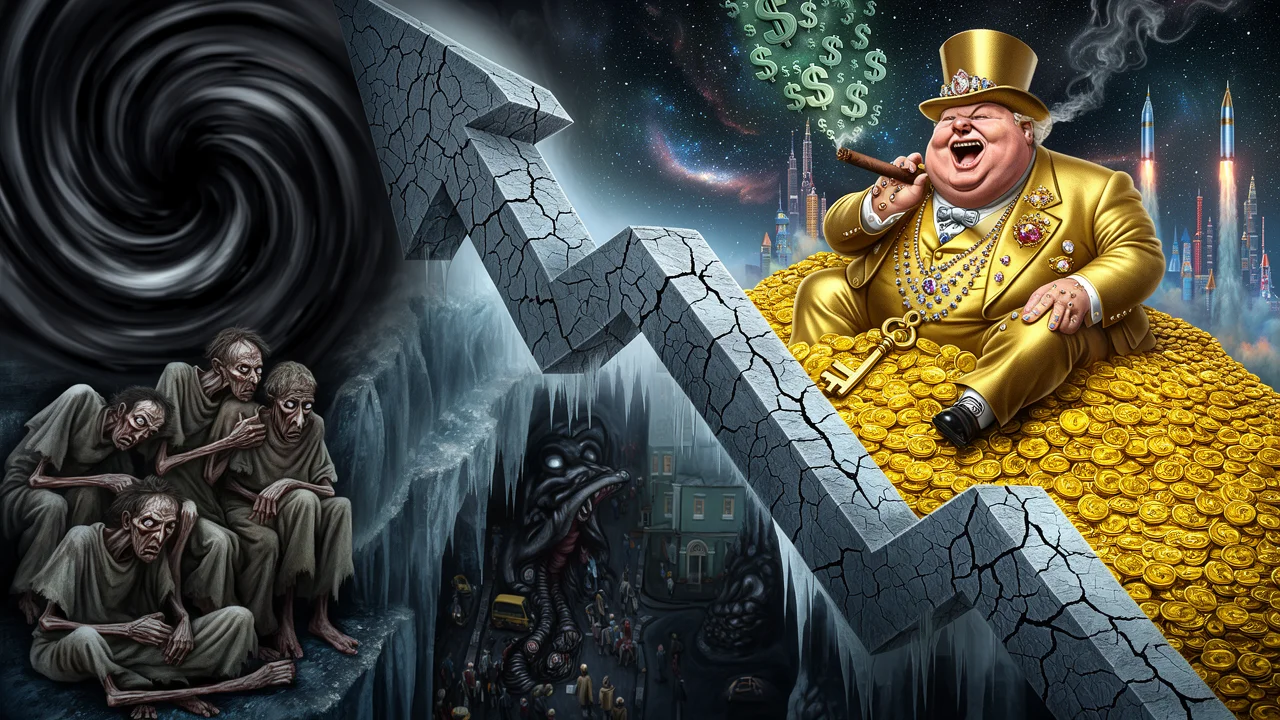 Cover art: Propastný rozdíl mezi vrcholem a temným dnem