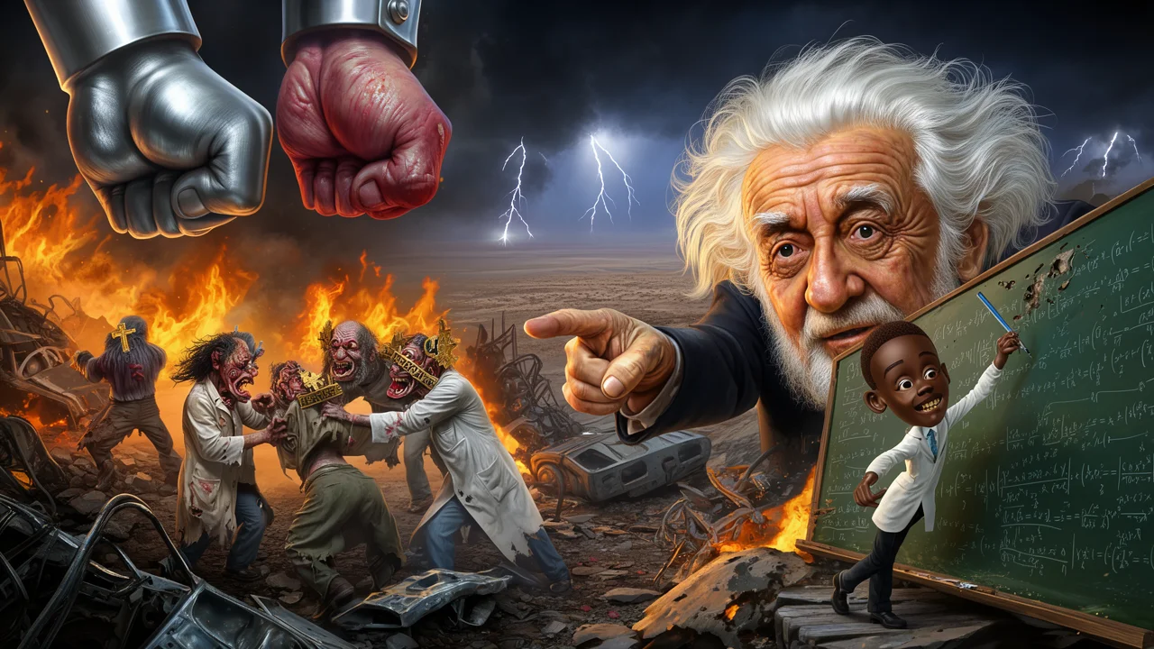Cover art: Rovnice války mění celou planetu v poušť