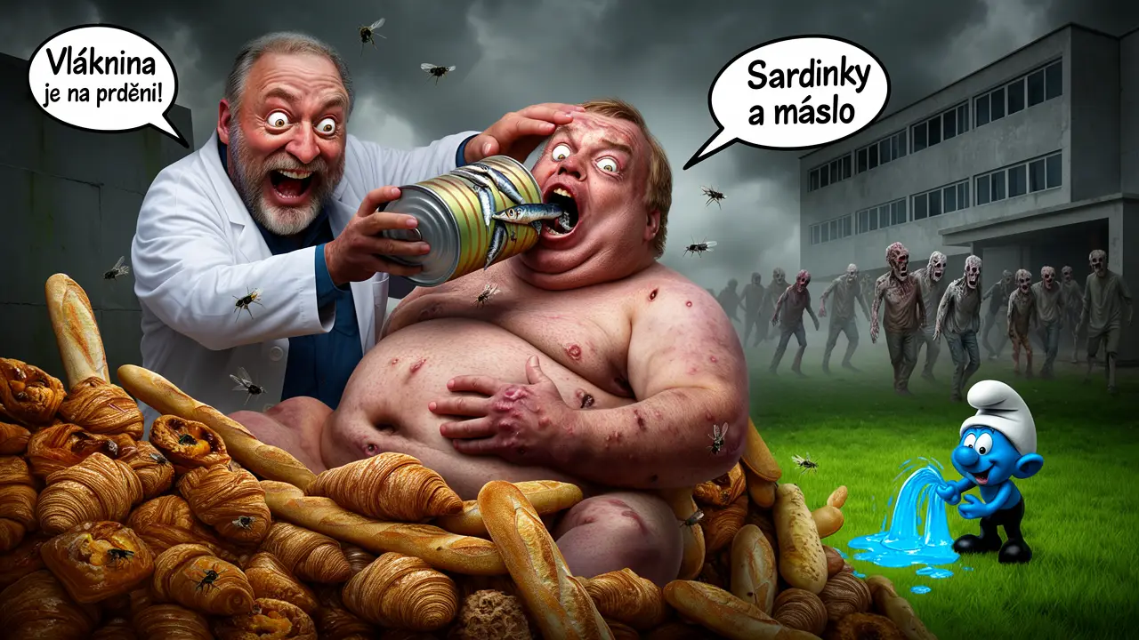 Cover art: Sardinková odysea aneb Vláknina je na prdění