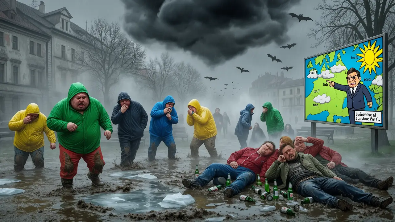 Cover art: Sedm dní v šedivém lisu