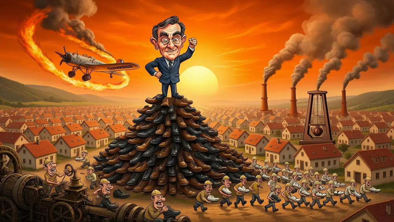 Cover art: Sen o městě z červených cihel, co obouvá celý svět
