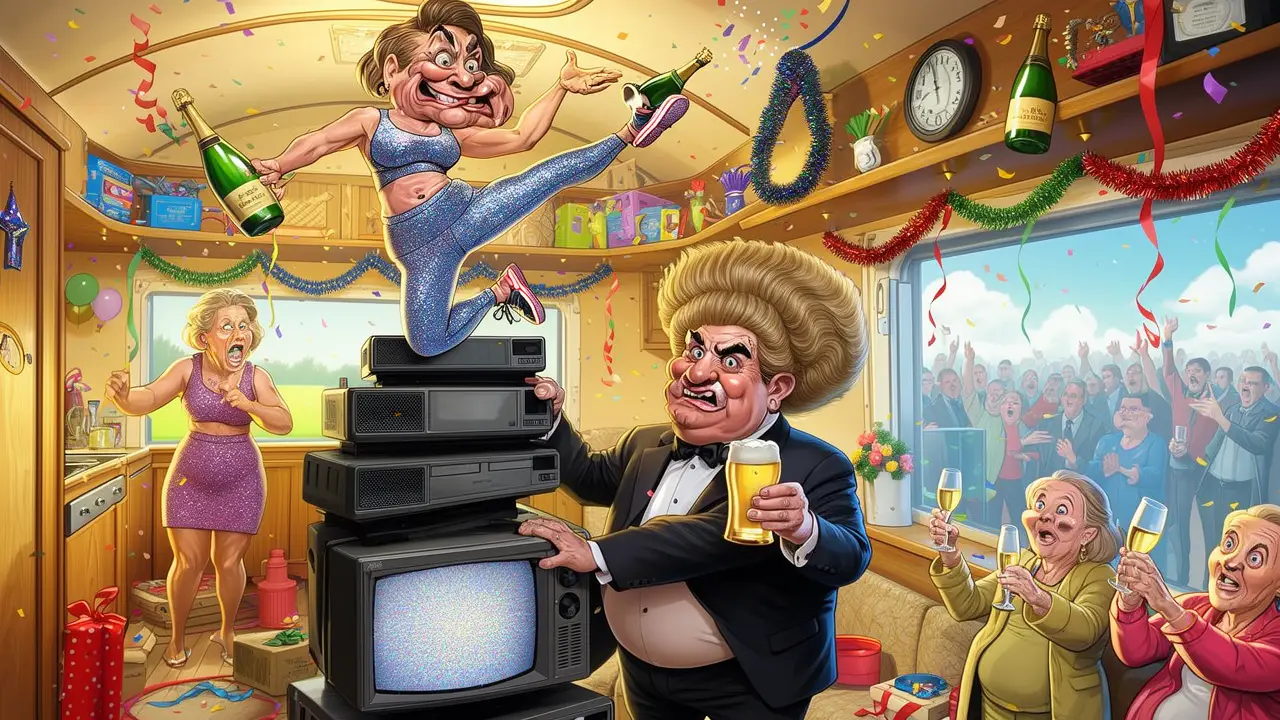 Cover art: Silvestr v rytmu Ozzáka a cvičenky