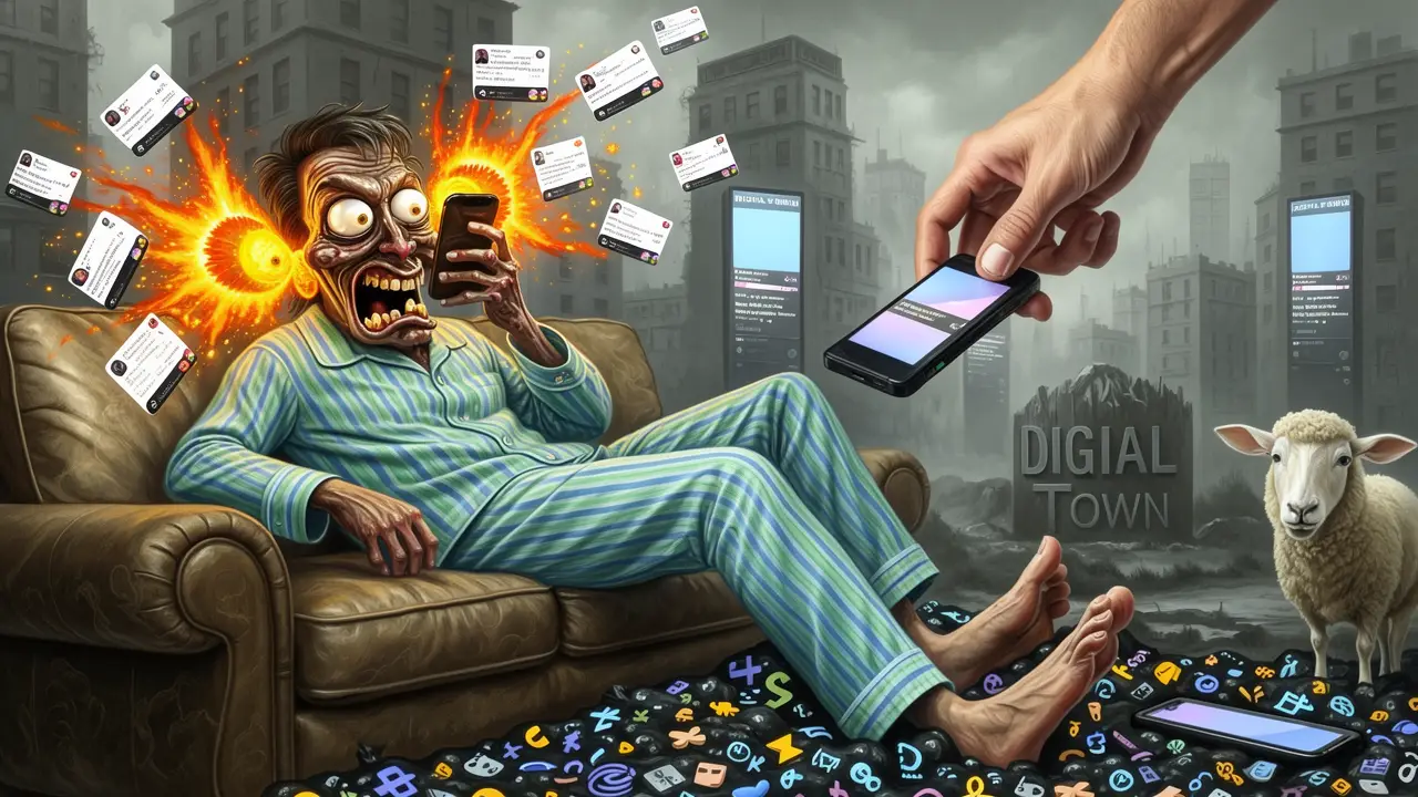 Cover art: Smažený mozek a digitální fet