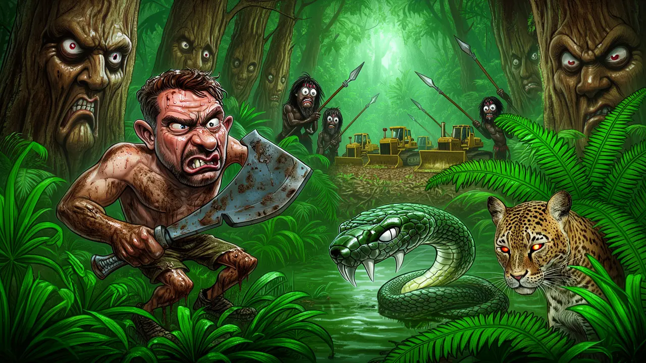 Cover art: Stíny v zeleném pekle