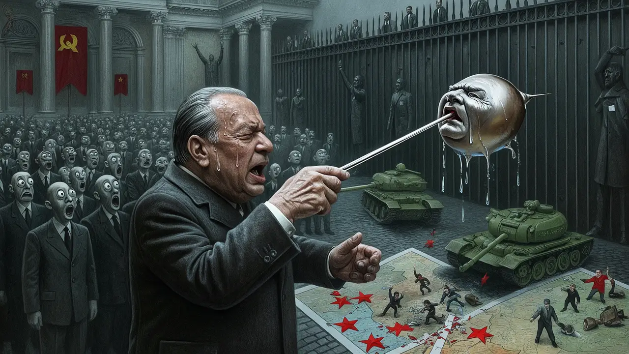 Cover art: Tajný projev který zbořil modlu a naděje pod pásy tanků