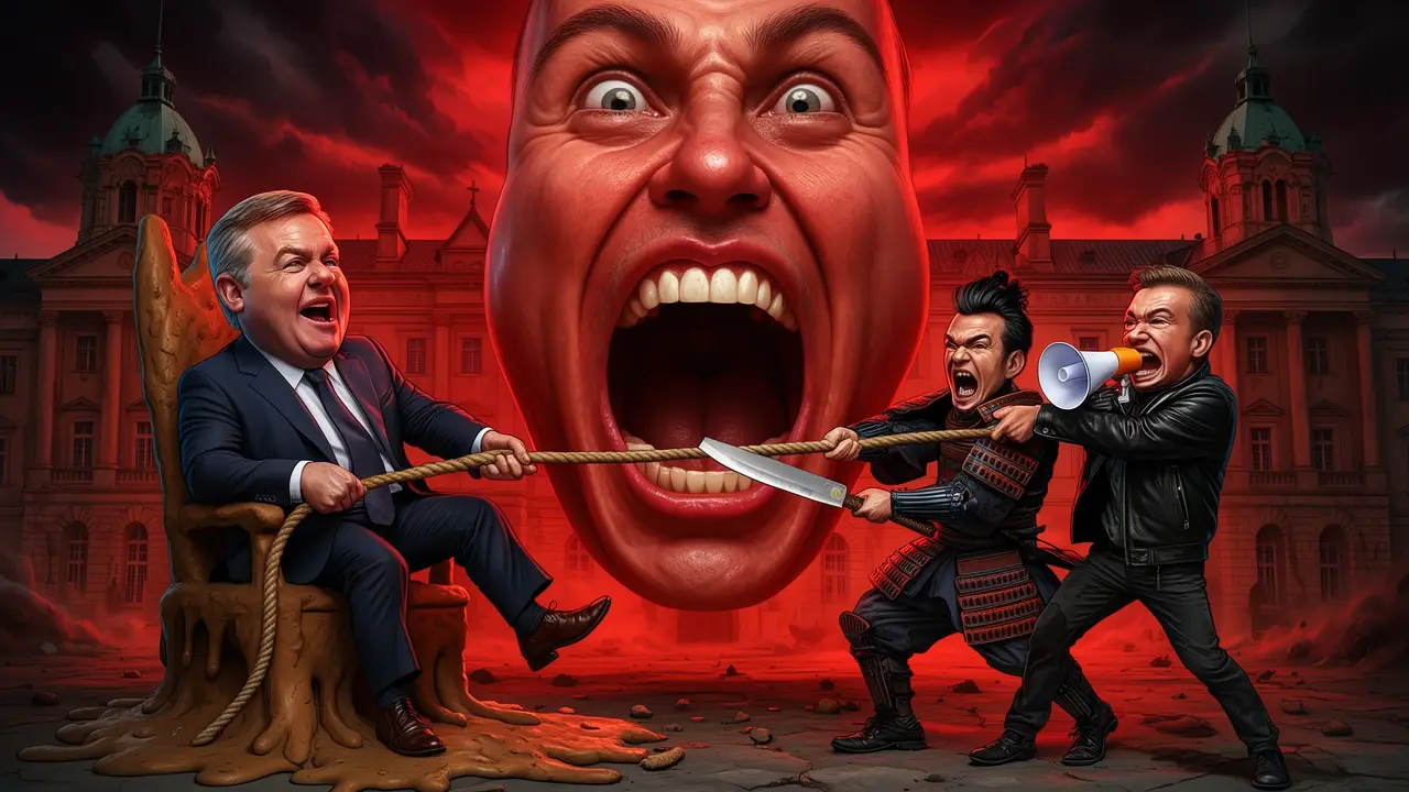 Cover art: Tanec na hraně propasti, kde se hraje o všechno