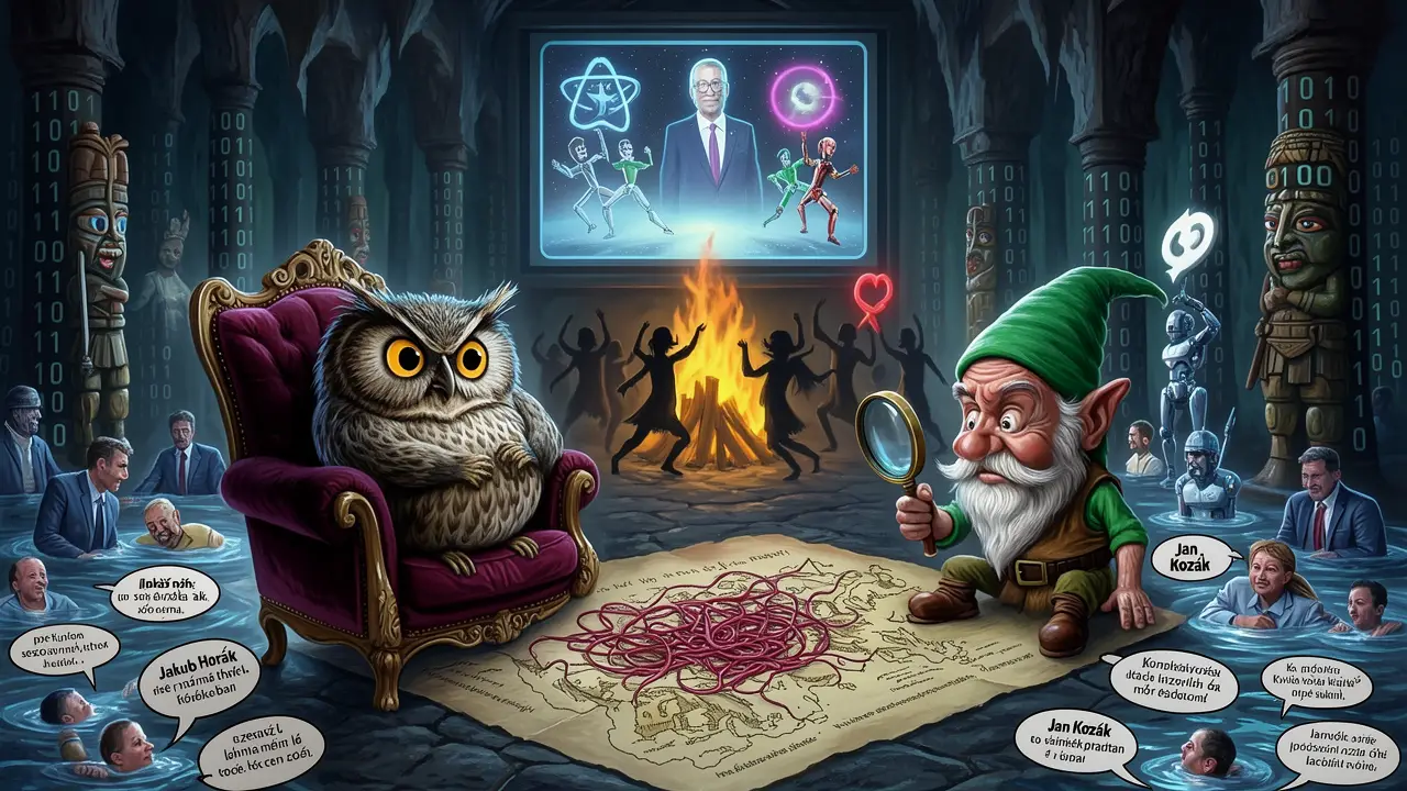 Cover art: Totemy z jedniček a nul