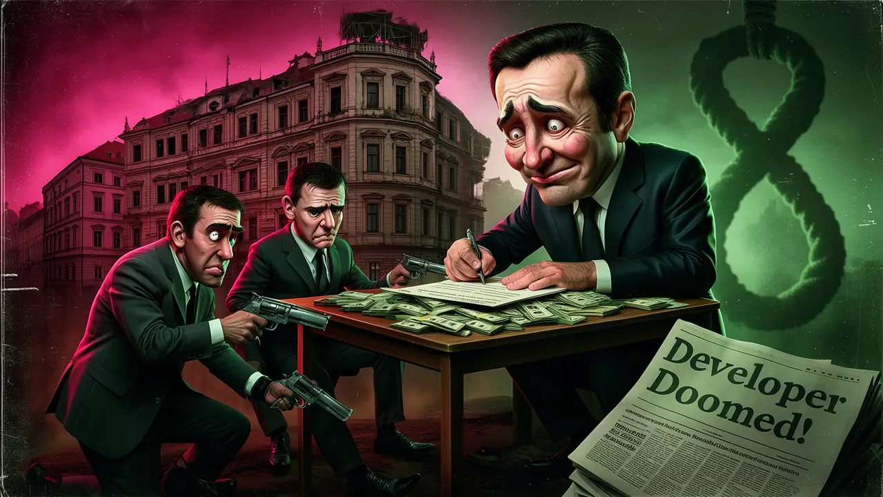 Cover art: Vražda za miliardu (Developerova zpověď)