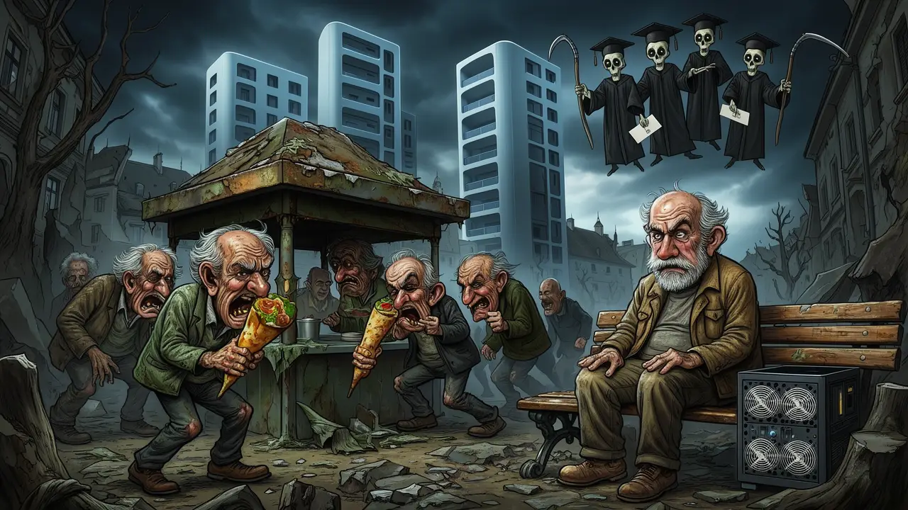 Cover art: Vymíráme v páru (a jíme u toho kebab)