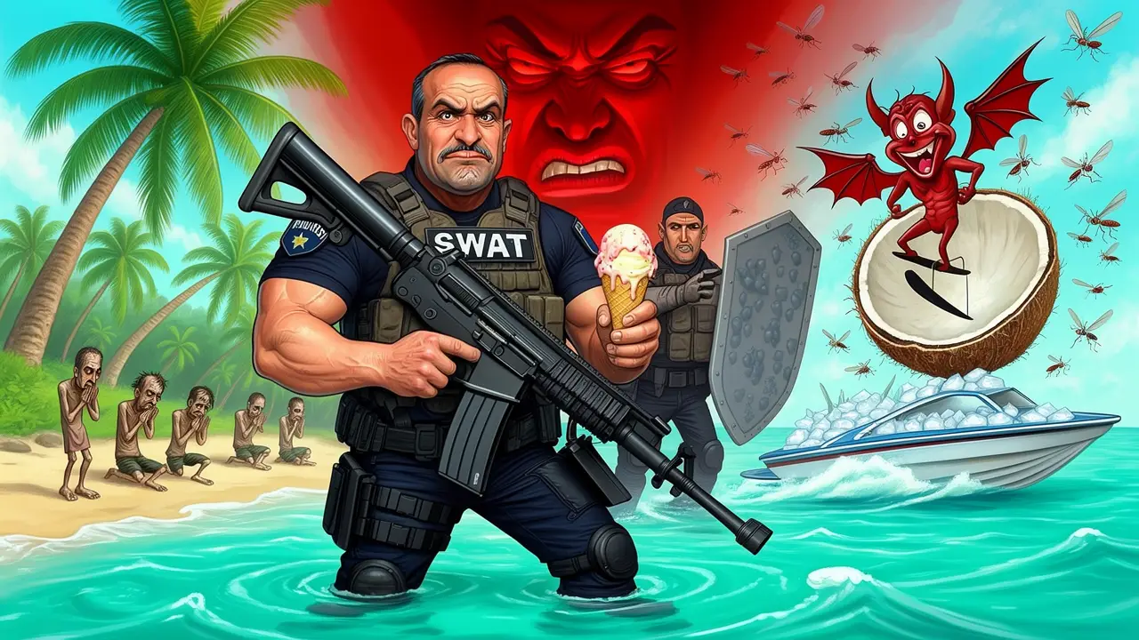 Cover art: Z český vesnice přímo do pekla na Havaji