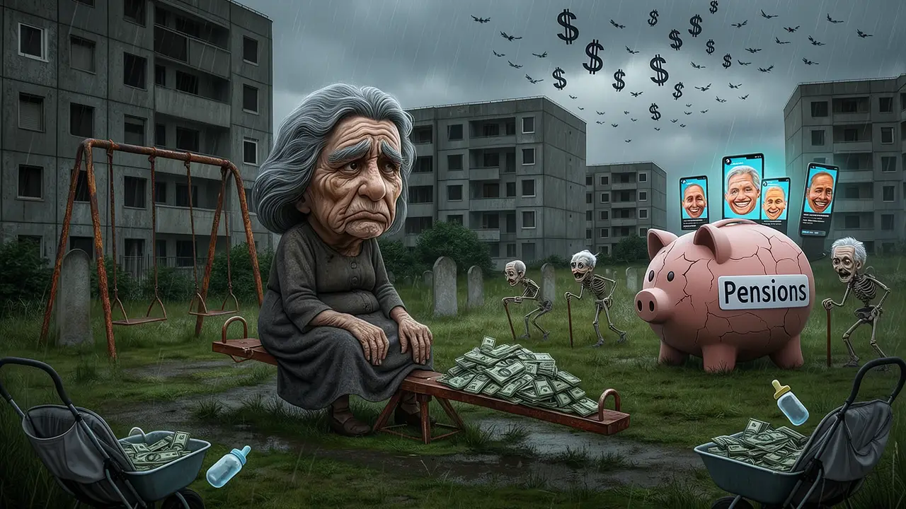 Cover art: Země prázdných hřišť